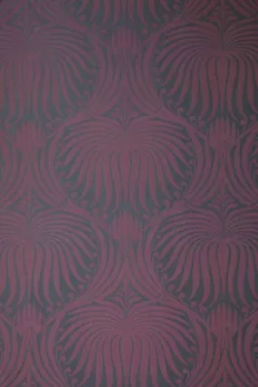 Farrow & Ball Wallpaper Lotus  BP 2065 Brinjal