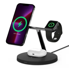 Belkin Wiz017vfbk Headphones, Smartphone, Smartwatch Black Ac Wireless Charging Fast Charging Indoor