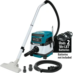 Makita (XCV04Z) 36V (18V X2) LXT®/Corded 2.1 Gallon HEPA Filter Dry Dust Extractor/Vacuum (Tool Only)