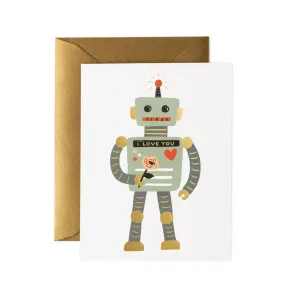 Rifle Paper Co - Single Card - Love Robot